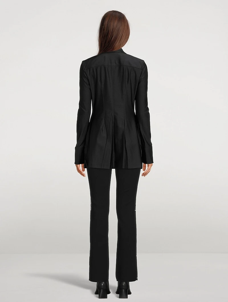 Leather Shirt With Boning