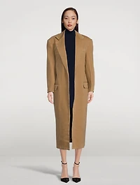 Oversized Denim Long Coat