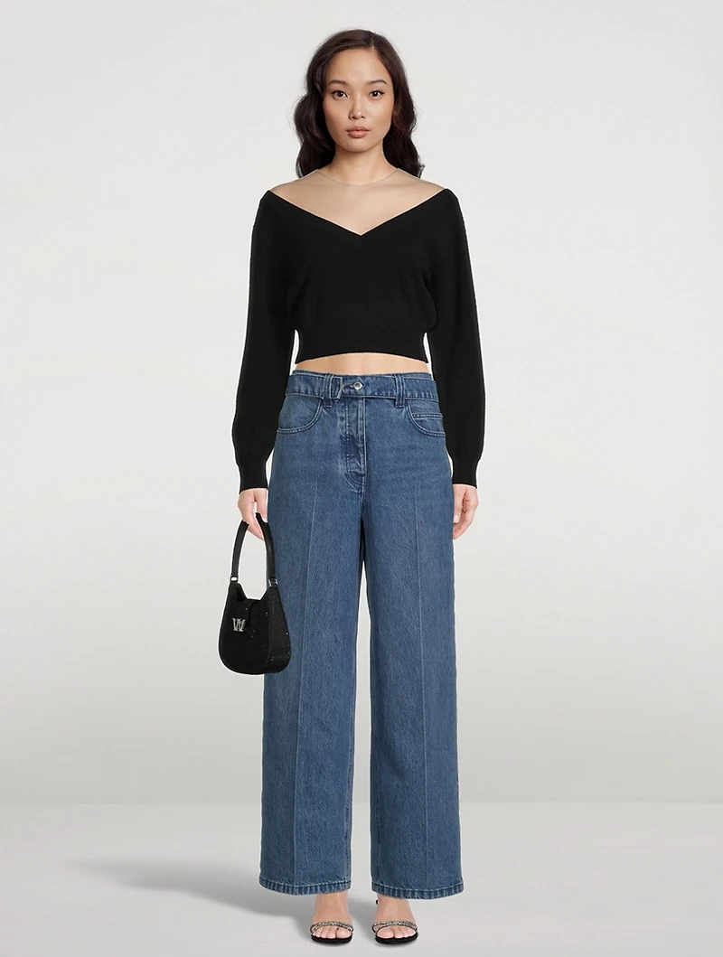 Raver Belted Wide-Leg Jeans