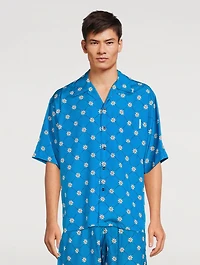 Viscose Toile Bowling Shirt Marnigram Print