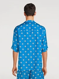 Viscose Toile Bowling Shirt Marnigram Print