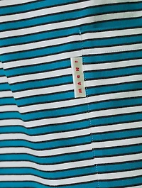 Cotton Jersey T-Shirt Striped Print