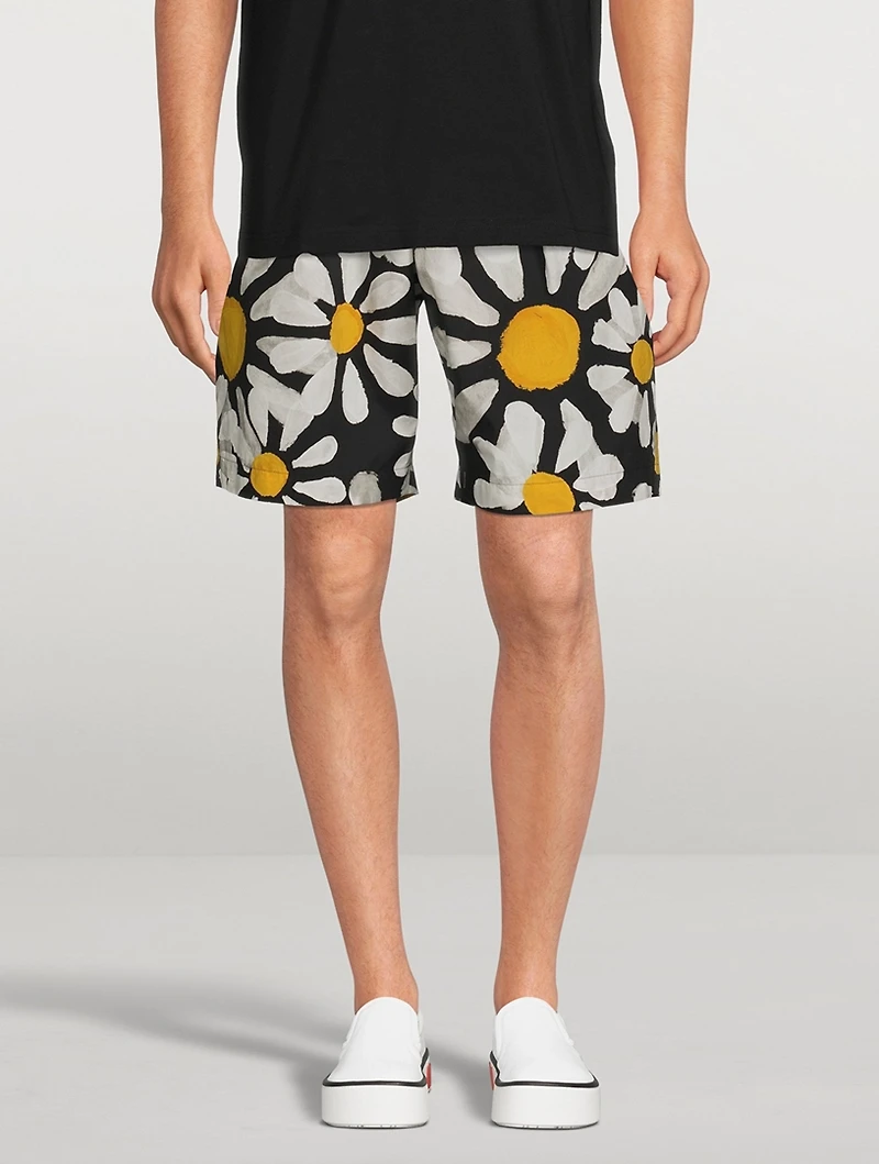 Poplin Bermuda Shorts Euphoria Print