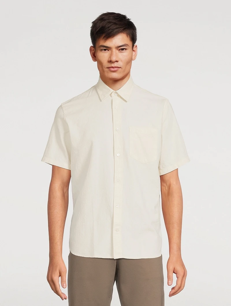 Osvald Texture Short-Sleeve Shirt