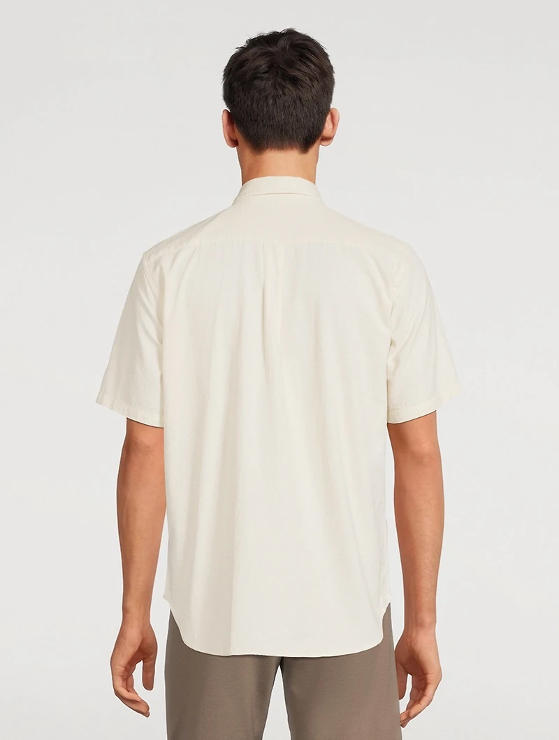 Osvald Texture Short-Sleeve Shirt