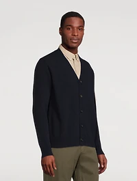 Adam Lambswool V-Neck Cardigan