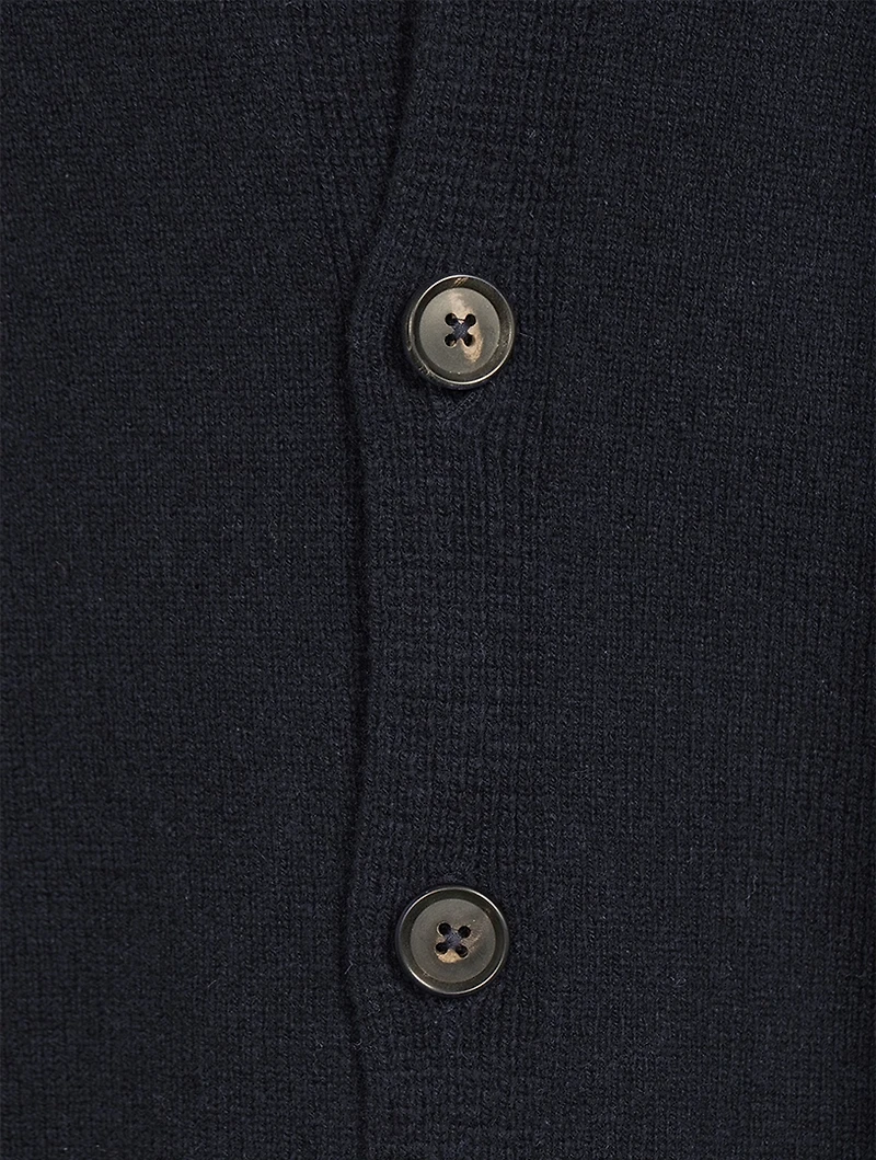 Adam Lambswool V-Neck Cardigan