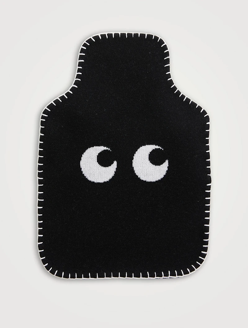 Eyes Wool Hot Water Bottle Holder