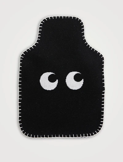 Eyes Wool Hot Water Bottle Holder