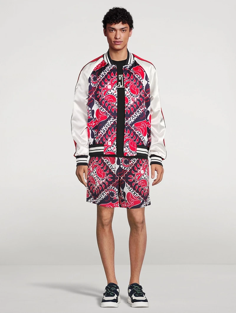 Bomber Jacket Archive Manifesto Bandana Print