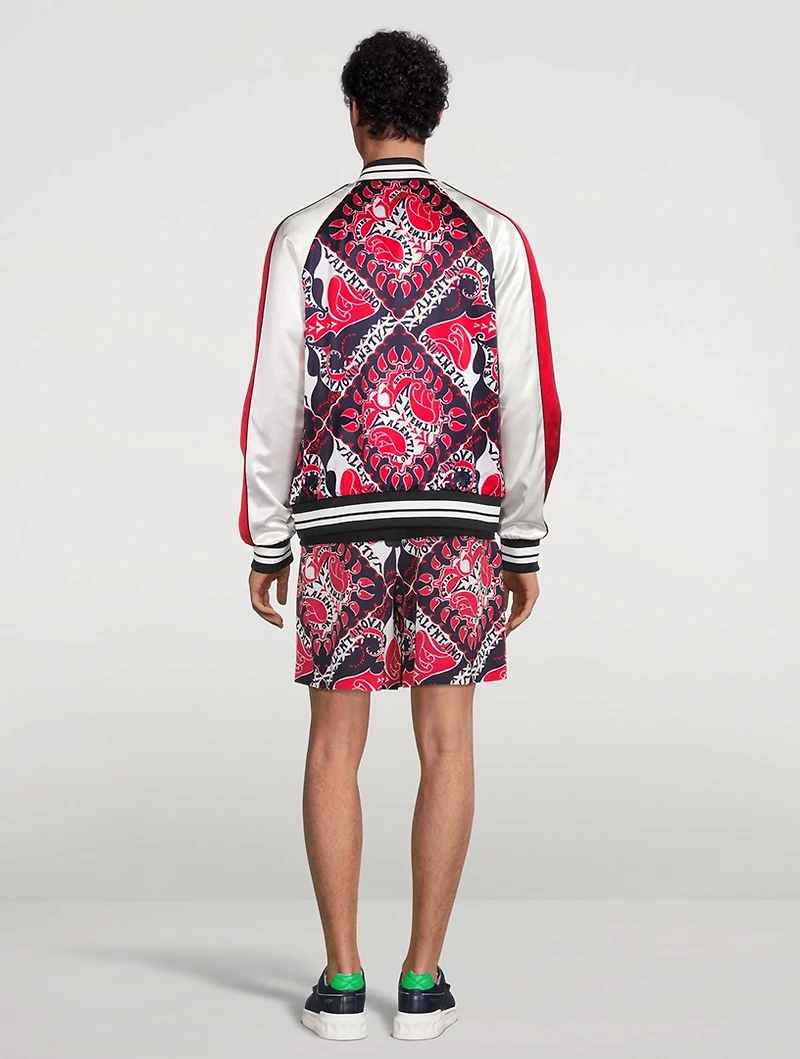 Bomber Jacket Archive Manifesto Bandana Print
