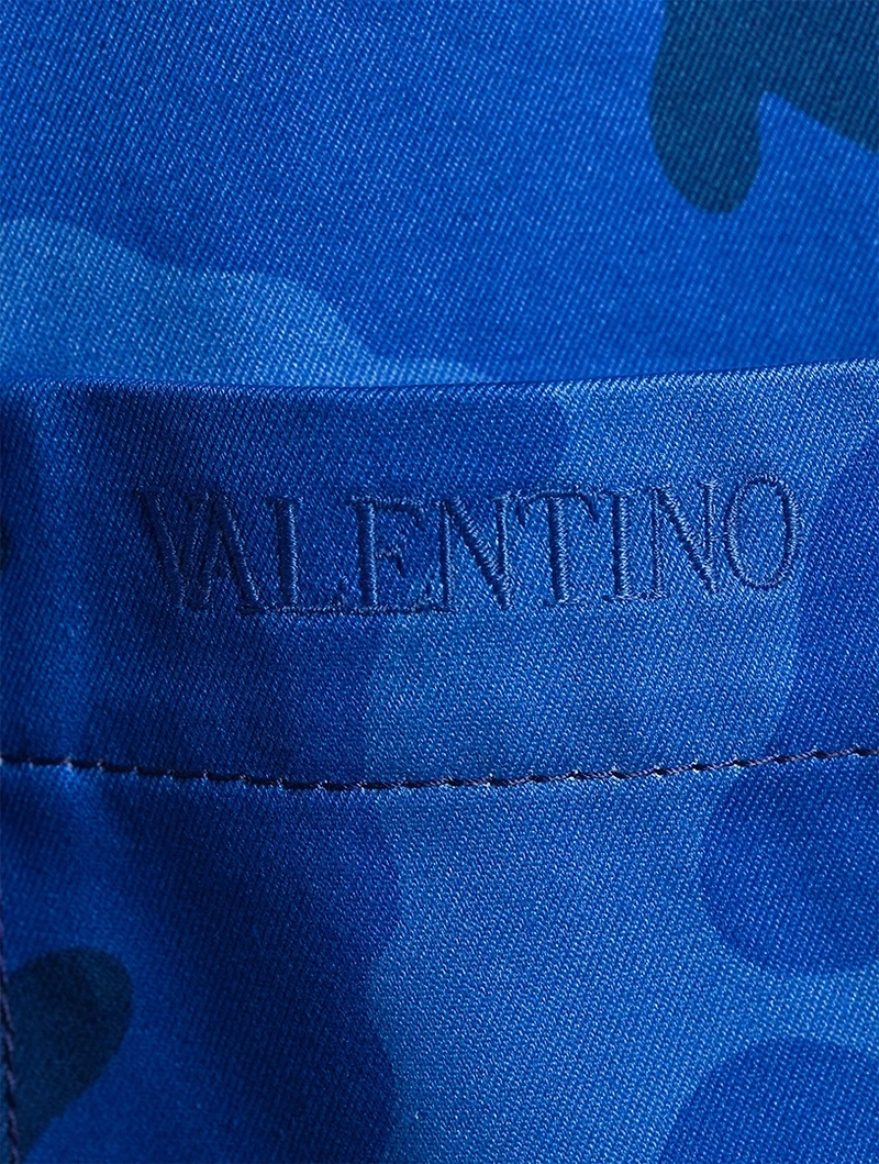 Cotton Overshirt Camo Print