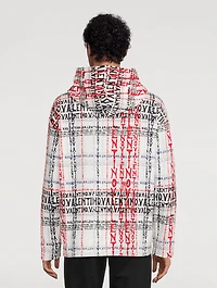 Cotton Hoodie Archive Manifesto Crossword Print