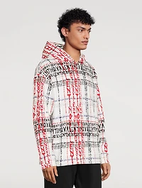Cotton Hoodie Archive Manifesto Crossword Print