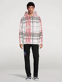 Cotton Hoodie Archive Manifesto Crossword Print