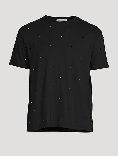 Rockstud Spike Cotton T-Shirt