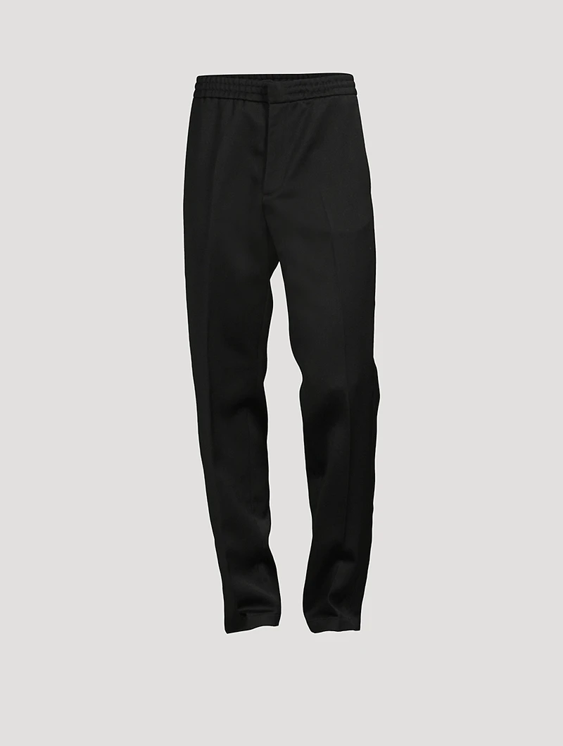 Wool-Blend Sport Pants