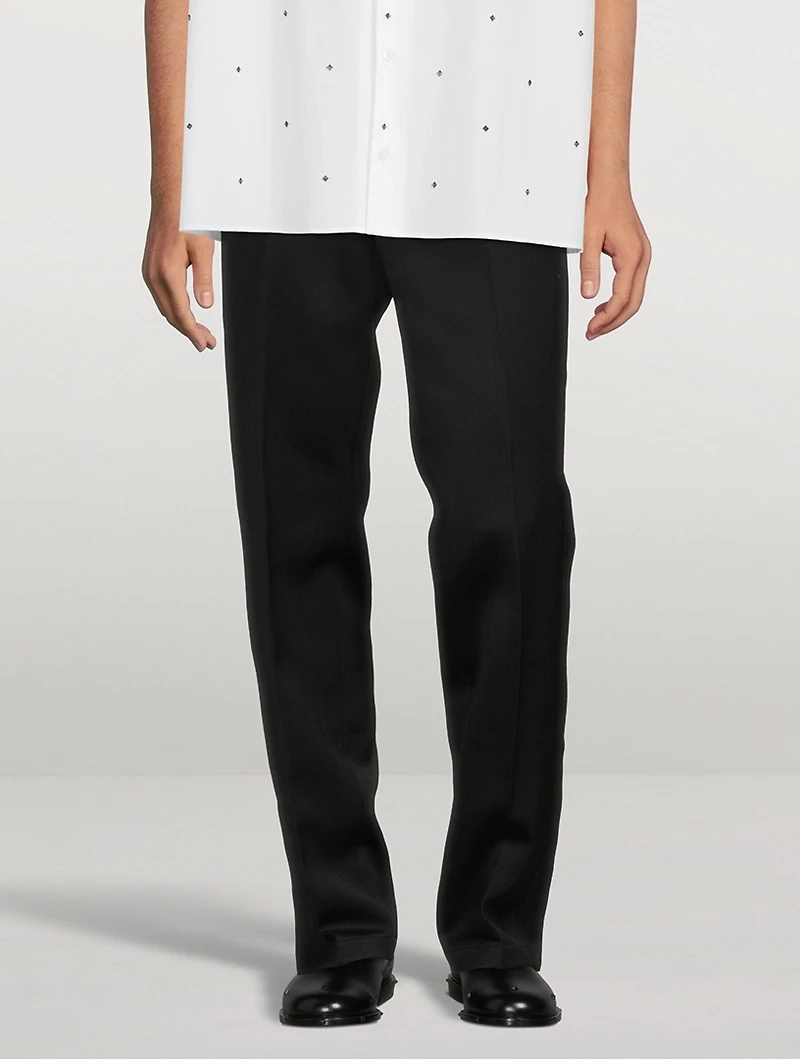 Wool-Blend Sport Pants