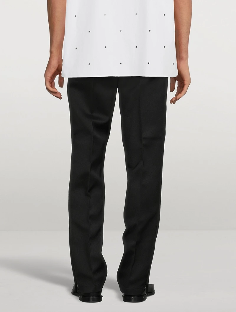 Wool-Blend Sport Pants