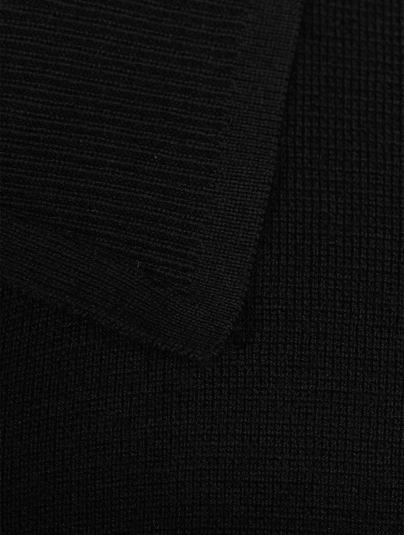 Regal Wool Zip Polo Cardigan