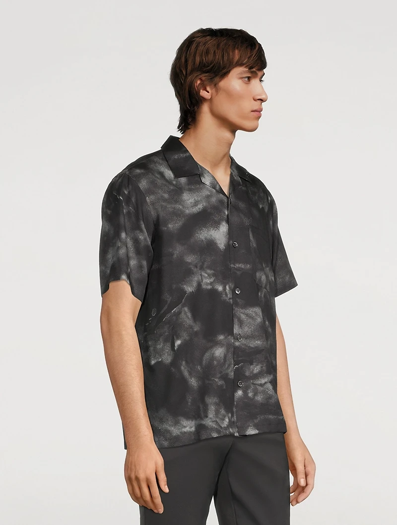 Noll Short-Sleeve Shirt Cloud Print