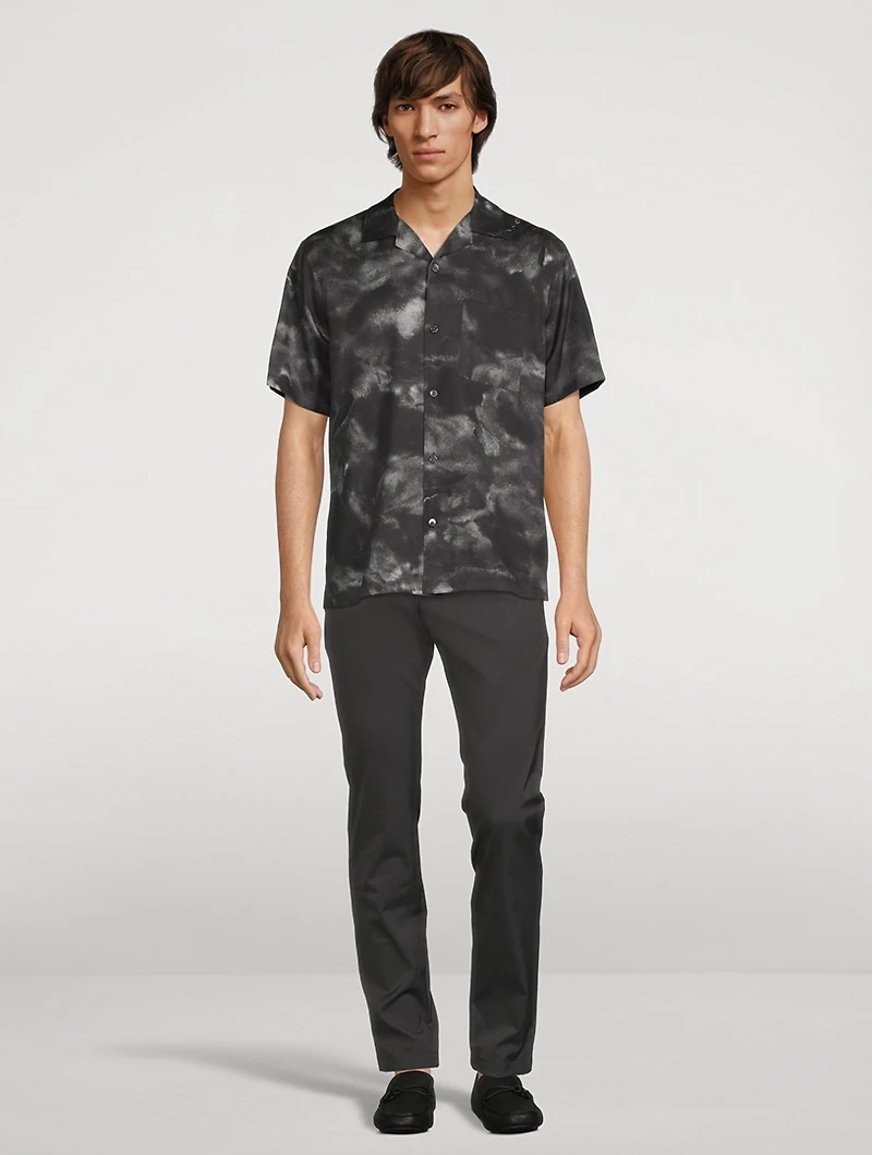 Noll Short-Sleeve Shirt Cloud Print