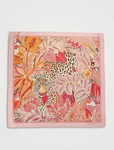 Batik Print Silk Scarf