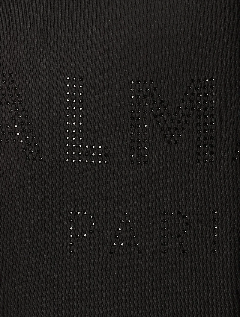 Cotton Strass Logo T-Shirt