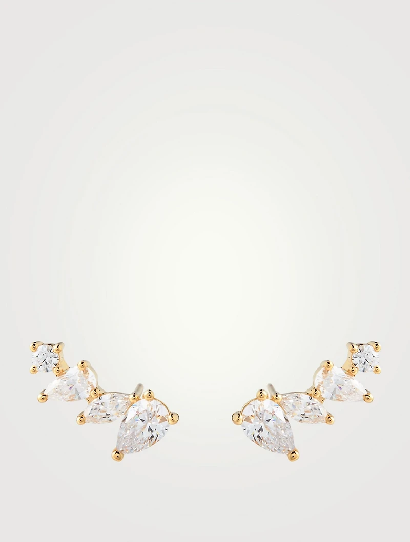 Abigail 18K Gold Vermeil Marquise Stud Earrings