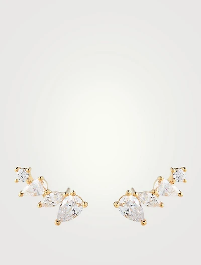 Abigail 18K Gold Vermeil Marquise Stud Earrings