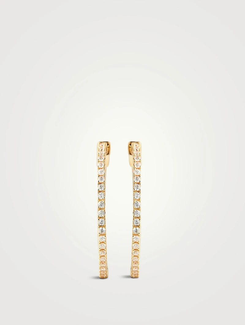 Medium Amaia 18K Gold Vermeil Hoop Earrings