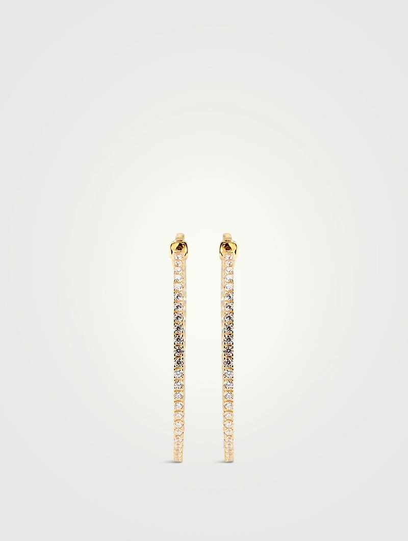 Large Paloma 18K Gold Vermeil Hoop Earrings