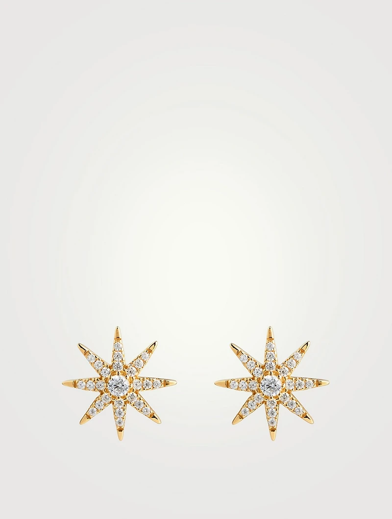 Vega 18K Gold Vermeil Stud Earrings