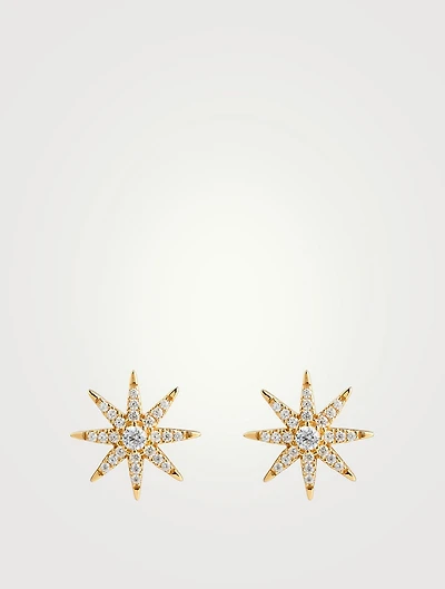 Vega 18K Gold Vermeil Stud Earrings