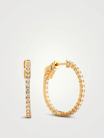 Small Cassia 18K Gold Vermeil Hoop Earrings