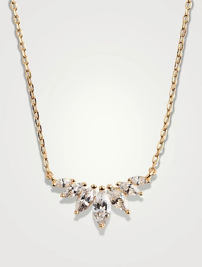 Tulia 18K Gold Vermeil Marquise Necklace