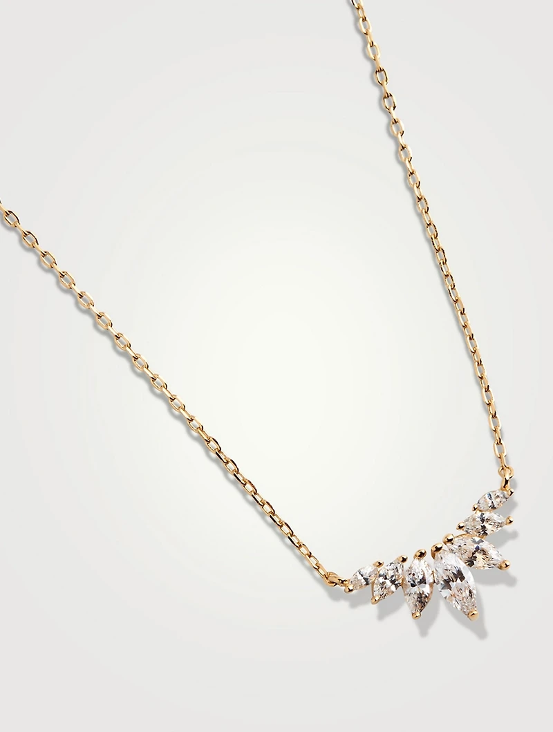 Tulia 18K Gold Vermeil Marquise Necklace