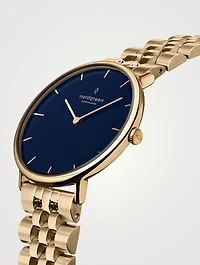 Native Stainless Steel 5-Link Bracelet Strap Watch