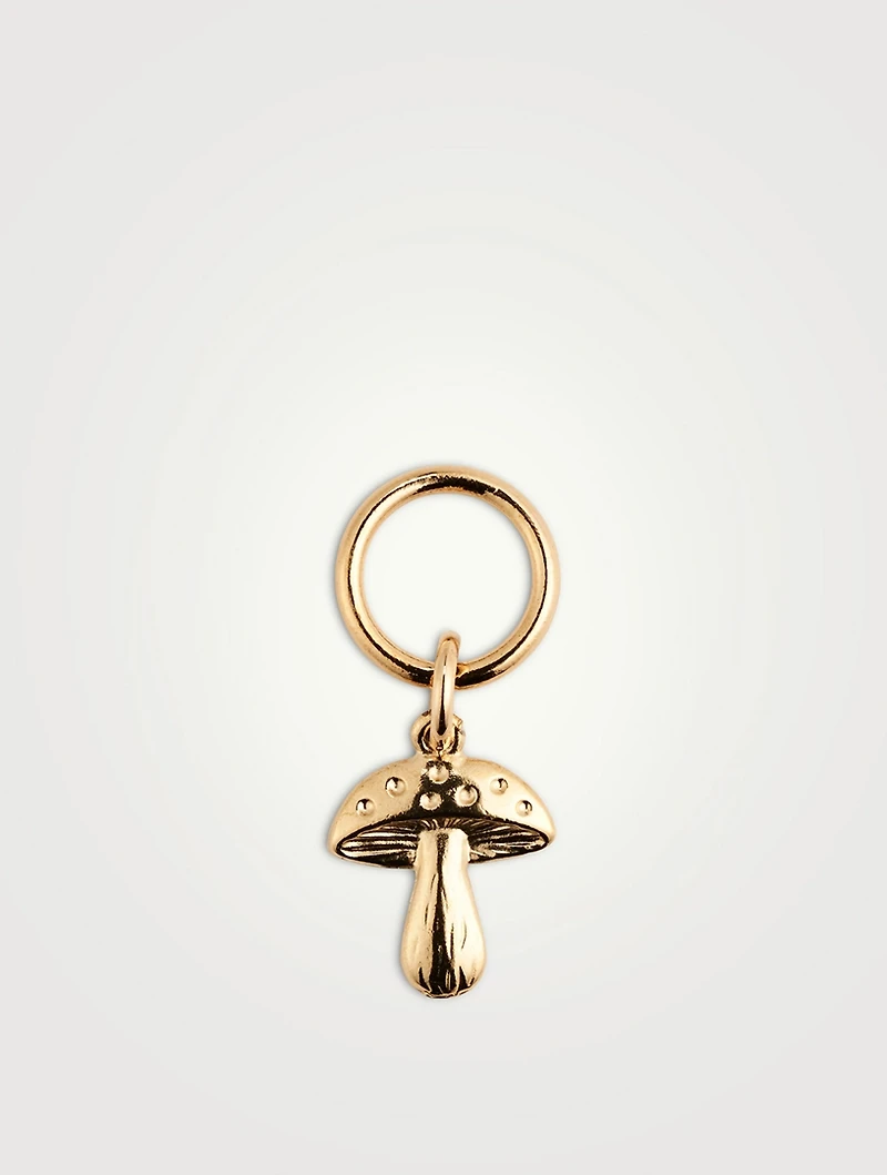 Metal Mushroom Charm