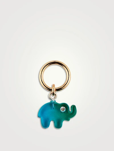 Vintage Plastic Elephant Charm