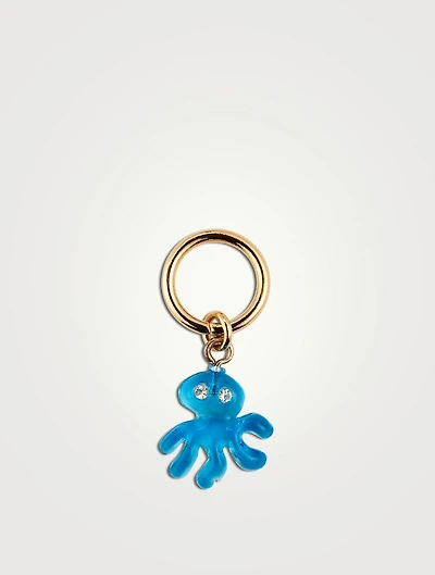 Vintage Plastic Octopus Charm