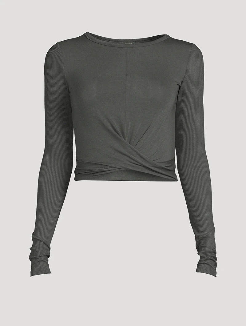 Cover Wrap Long-Sleeve T-Shirt
