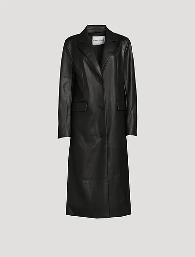 Zoie Faux Leather Coat