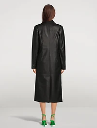 Zoie Faux Leather Coat