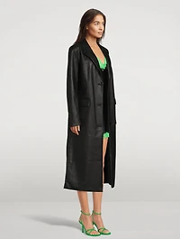 Zoie Faux Leather Coat