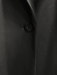 Zoie Faux Leather Coat