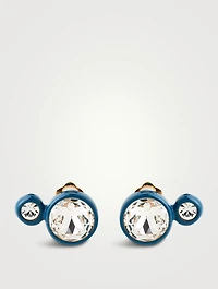 Enamel Crystal Earrings
