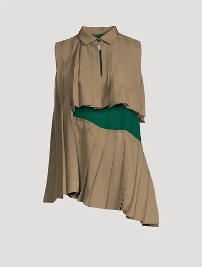 Suiting x Chiffon Sleeveless Top