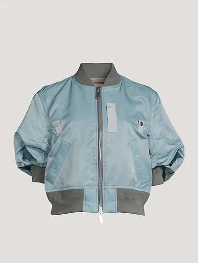 Nylon Twill Blouson Jacket