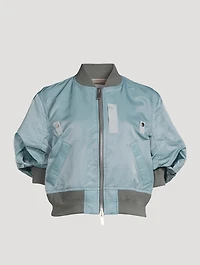 Nylon Twill Blouson Jacket